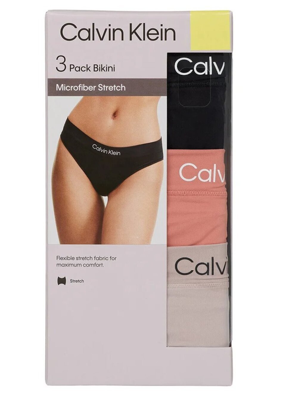 NWT - Calvin Klein Women's Bikini, 3-pack – Size XL